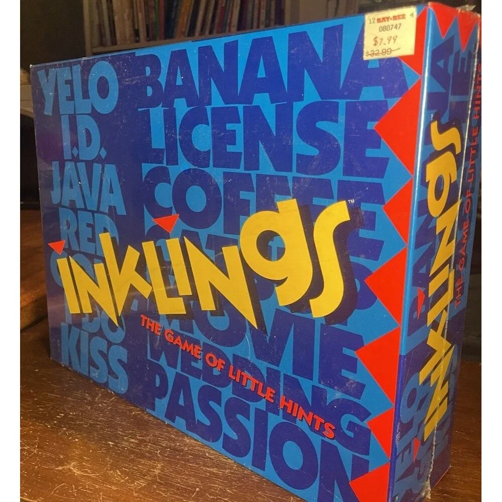 Inklings The Game of Little Hints Vintage 1993 Mattel Made in the USA. Brand New